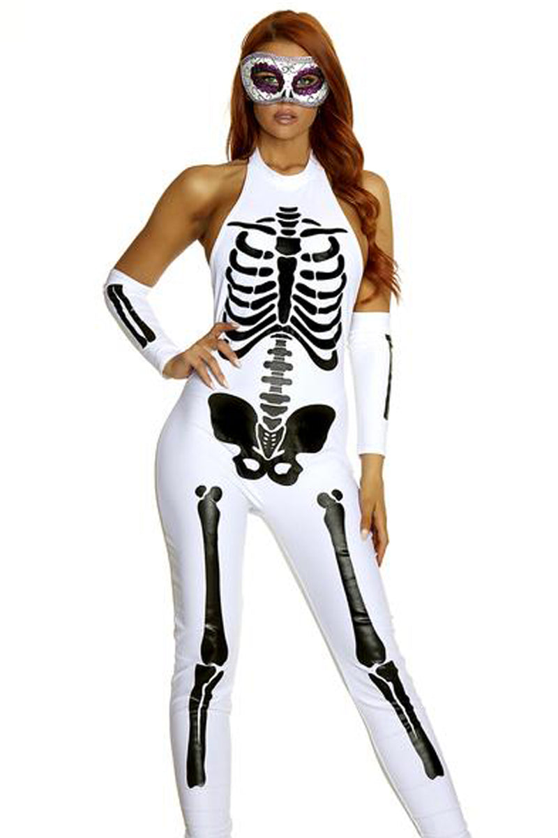 Pure Bones Costume - White/Black | Fashion Nova, Womens Costumes ...
